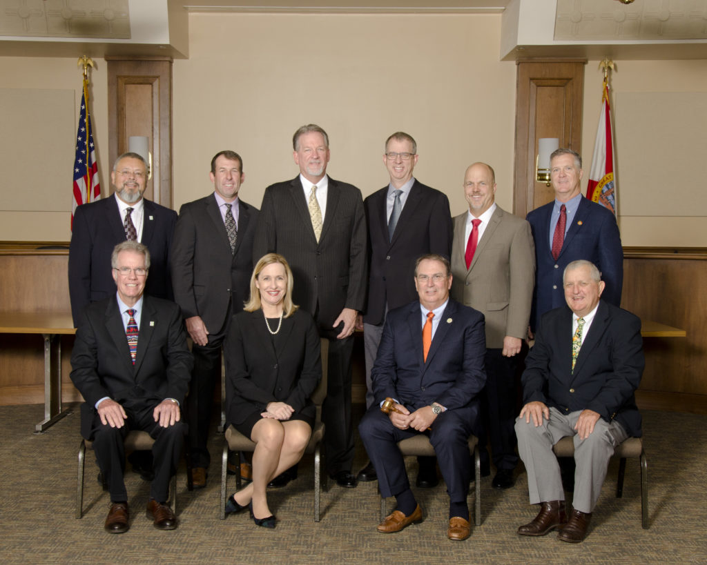 2019 photo of Florida Department of Citrus commissioners