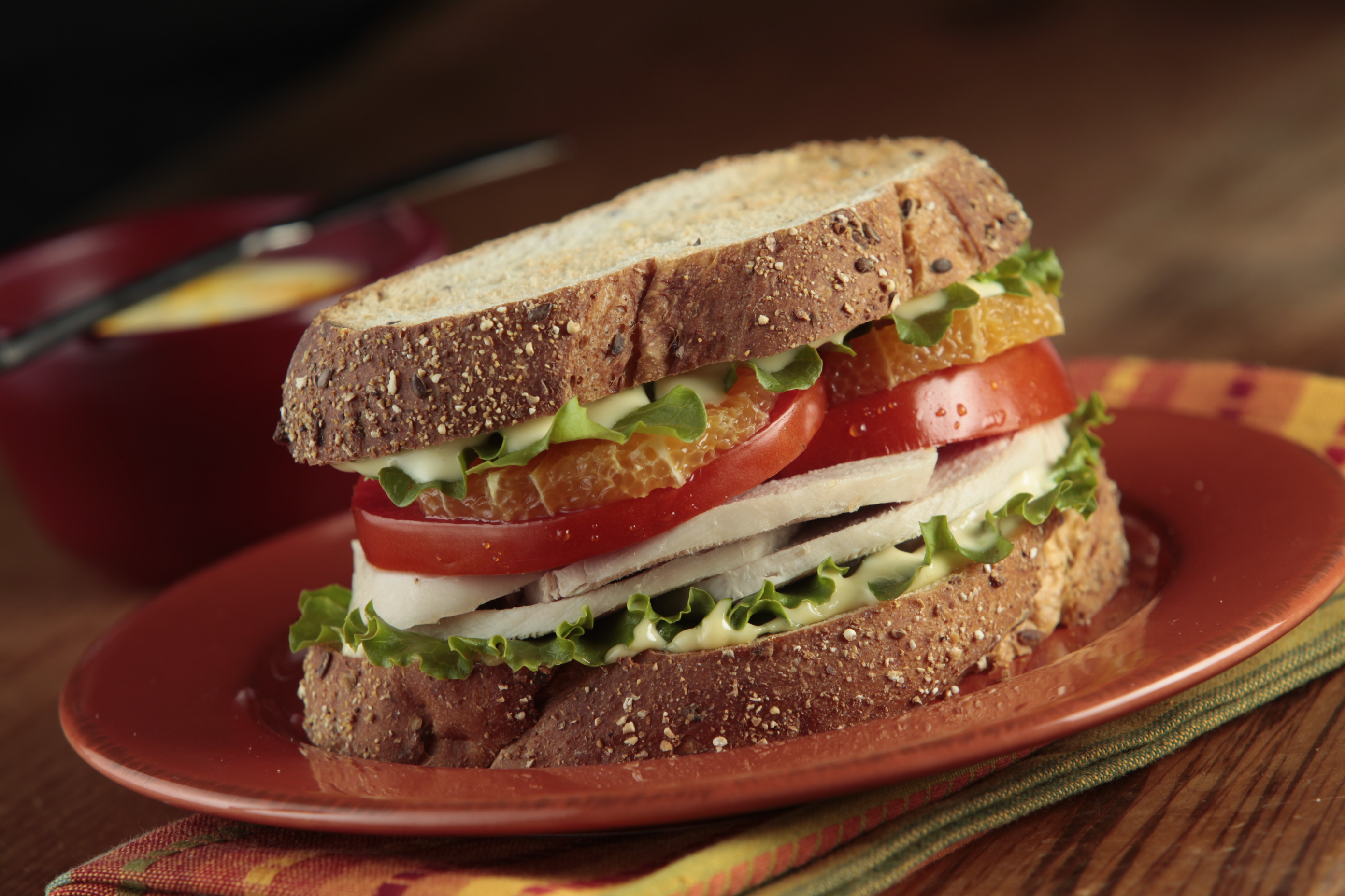 Turkey Sandwiches With Orange Olive Oil Mayo Florida Orange Juice