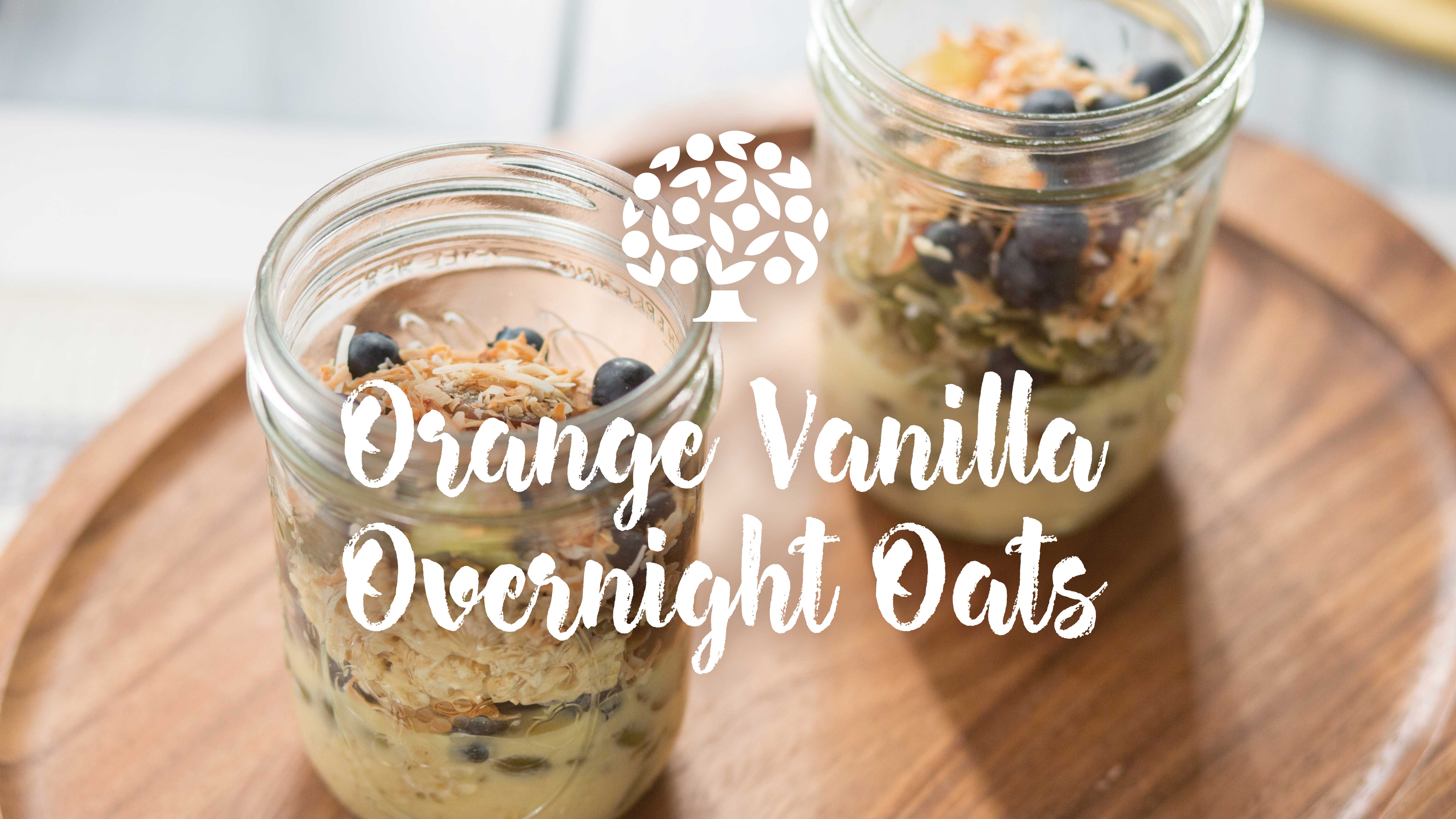 Breakfast Recipes for Back to School 3 Easy Orange and Vanilla Overnight Oats Recipe