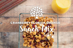 Cranberry Florida Orange Juice Snack Mix