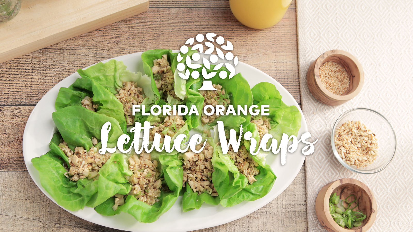 Florida Orange Lettuce Wraps
