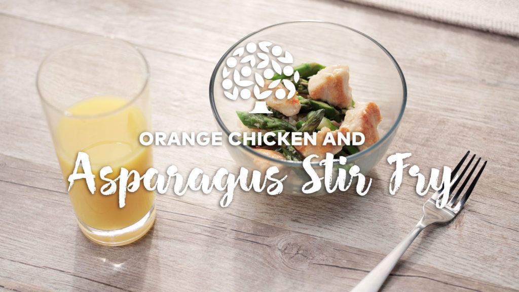 Dinner Recipes for Back to School 2 Orange Chicken Asparagus Stirfry