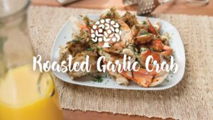 Roasted Garlic Crab