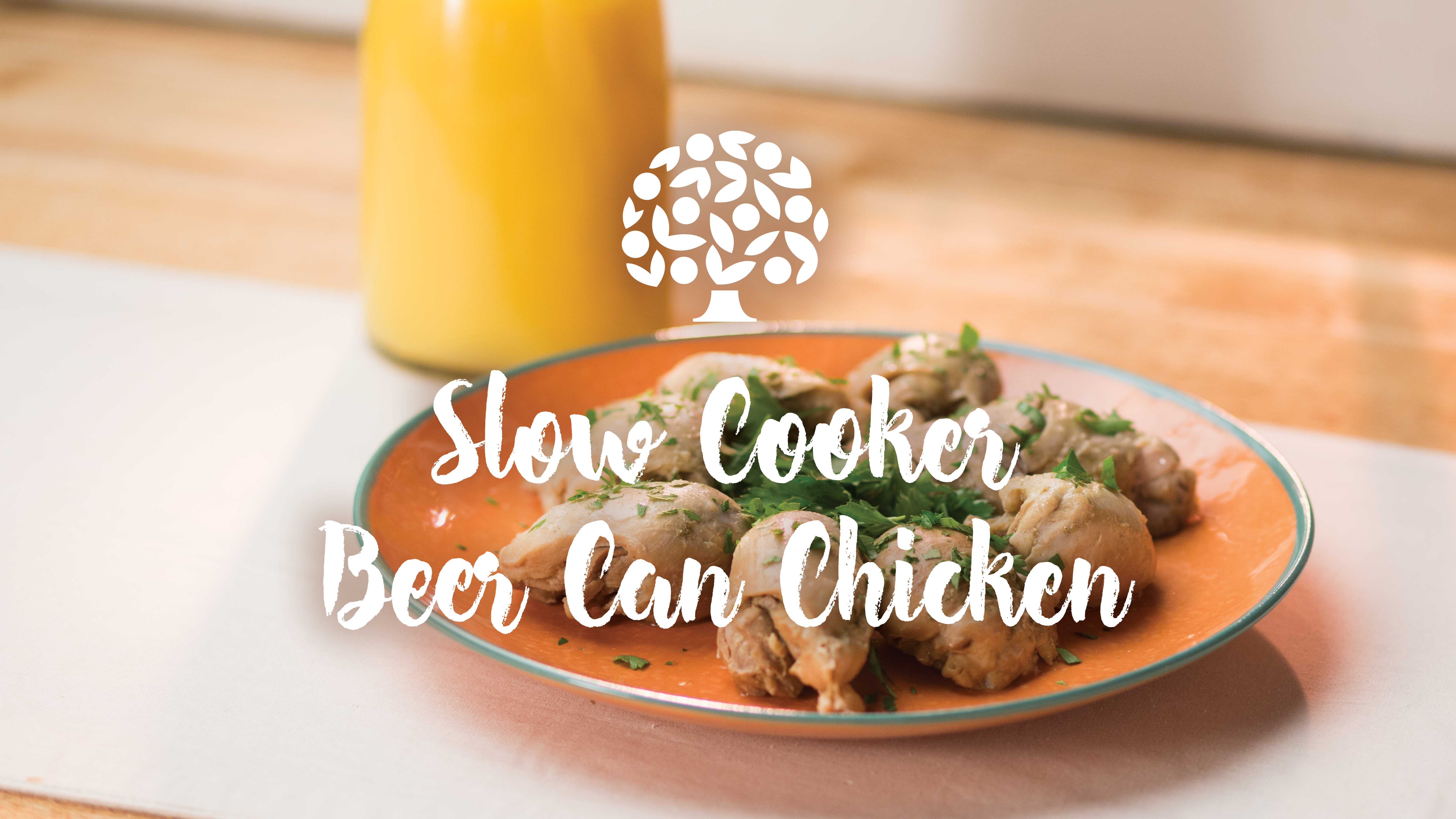 Slow Cooker Beer Can Chicken