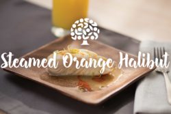 Steamed Orange Halibut