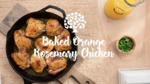 Baked Orange Rosemary Chicken