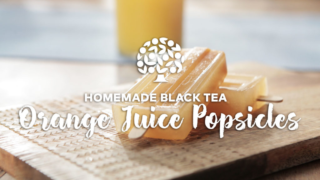 Black Tea OJ Popsicles