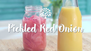 pickled red onion