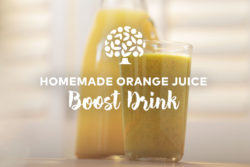 image of homemade orange juice boost drink recipe