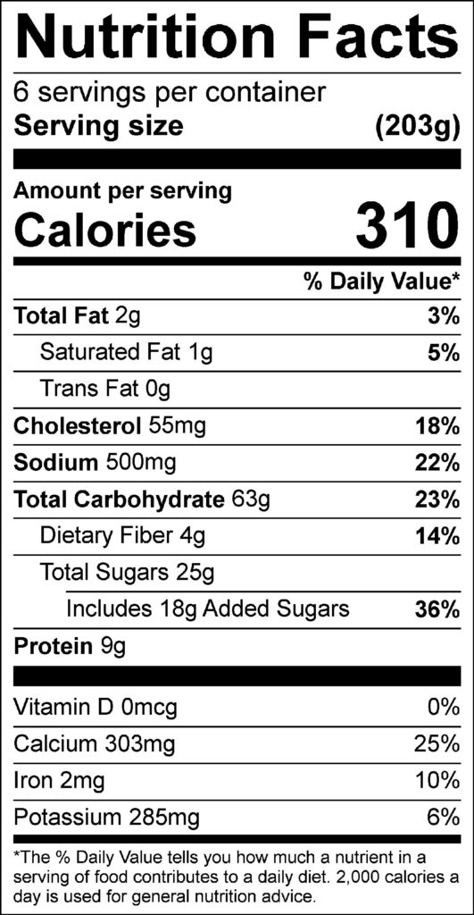 Blueberry Pancakes with Florida OJ Label