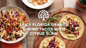 Spicy Shrimp Tacos with Citrus Slaw
