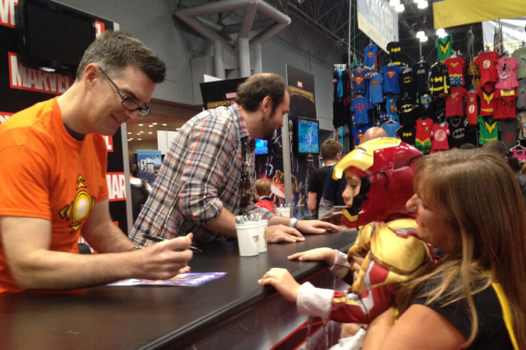 Captain Citrus at comic con 2015 image