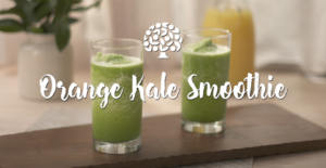 orange kale smoothie