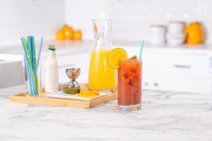 Sunrise orange bloody mary