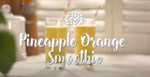 Pineapple orange smoothie