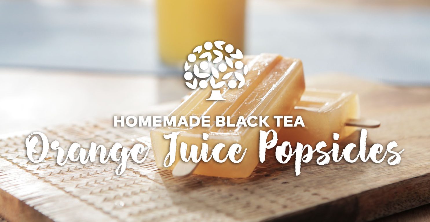 Black Tea OJ Popsicles