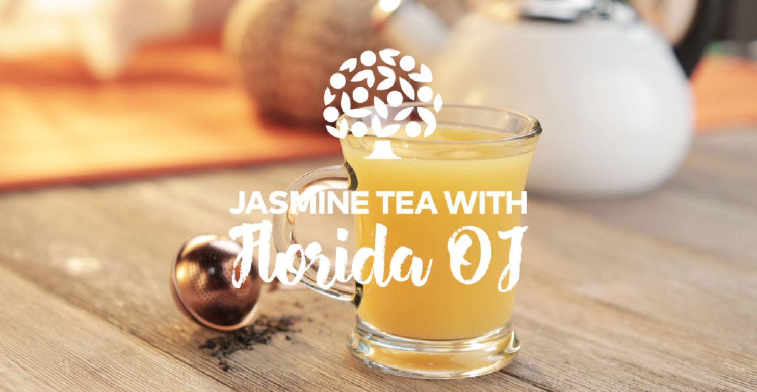 jasmine tea with Florida orange juice