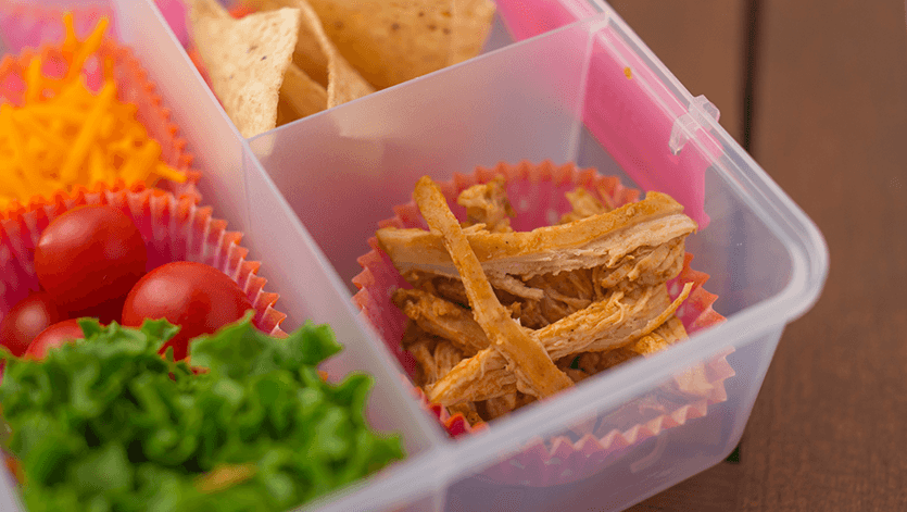 Kid Friendly Bento Boxes 2 chicken taco bento