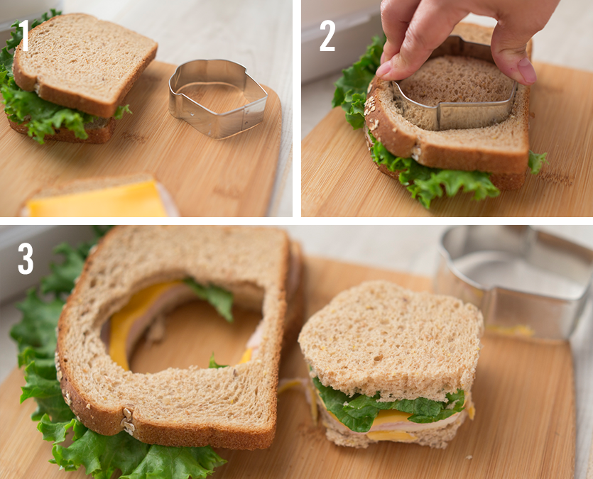 Kid Friendly Bento Boxes 1 cookie cutter sandwiches 2