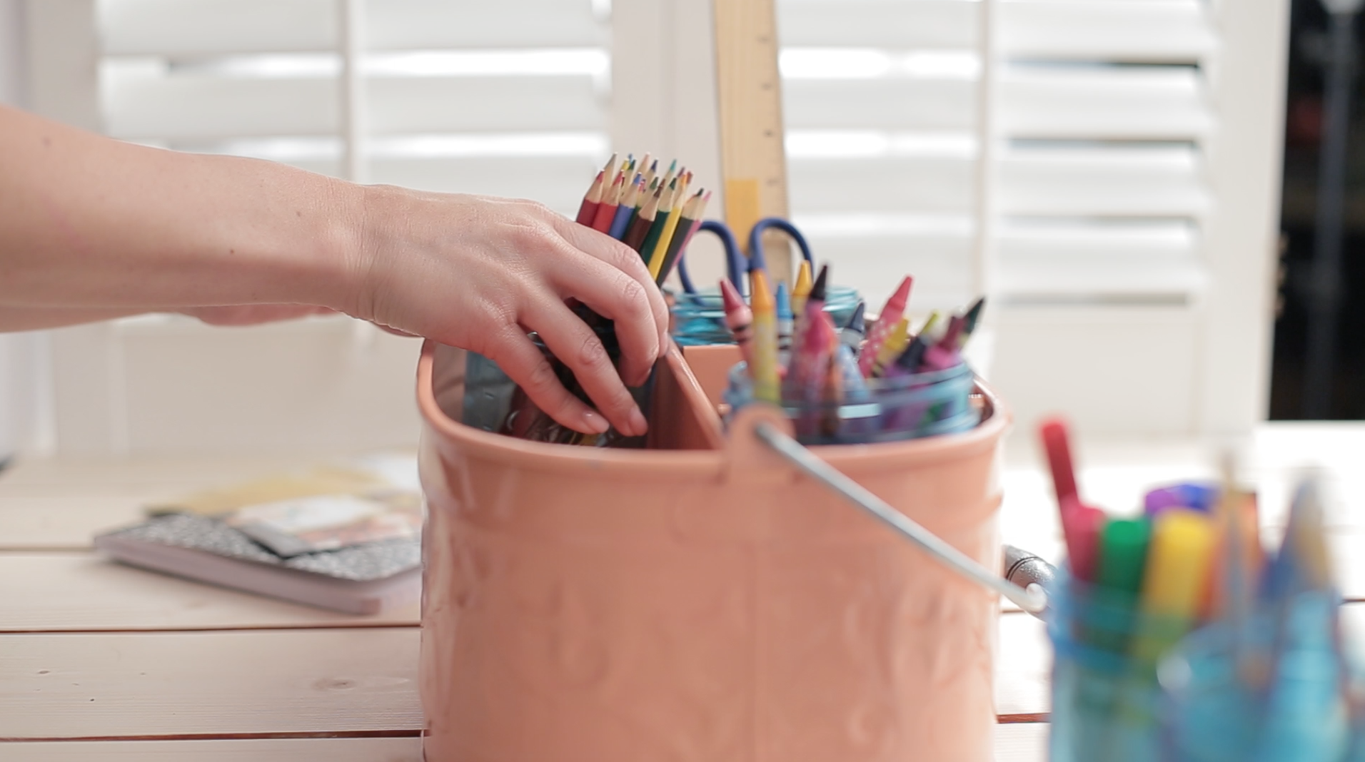DIY Homework Caddy 2 homework station 3