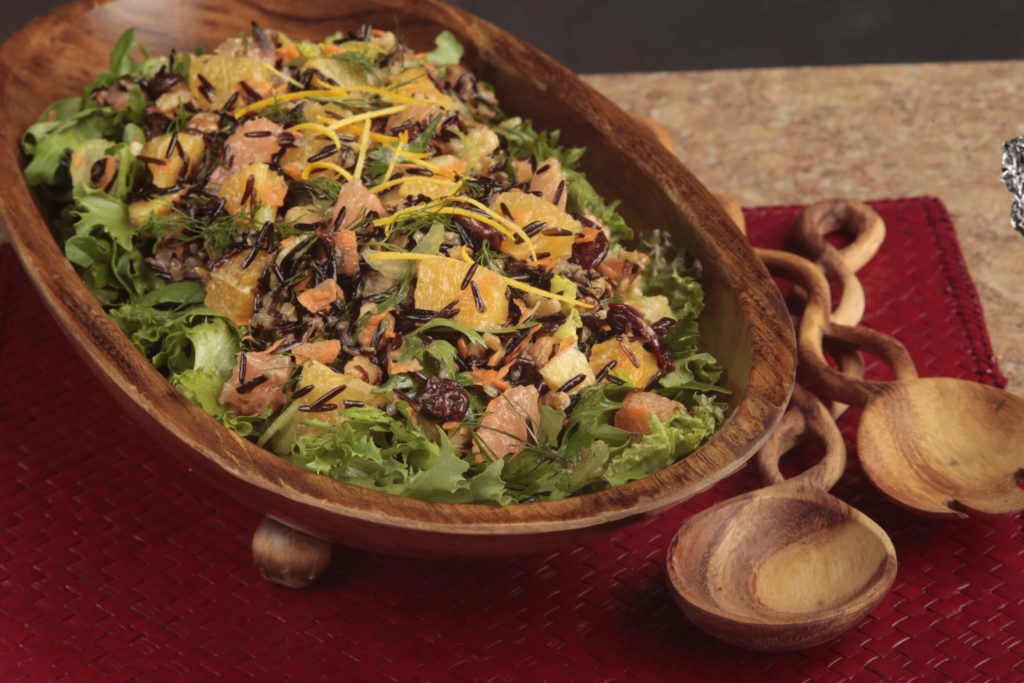 Cranberry Walnut Wild Rice Salad