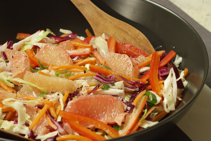 Minted Florida Grapefruit Slaw