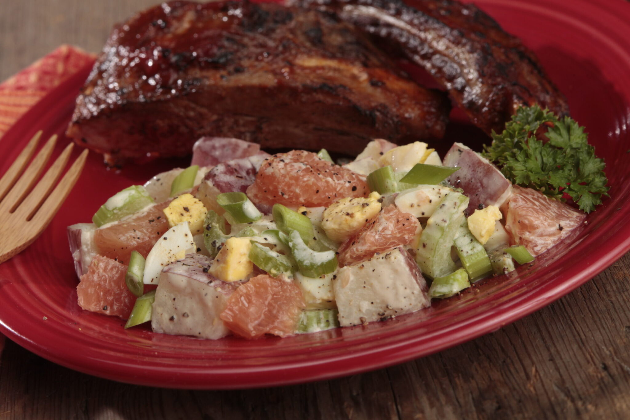 Potato Salad With Zesty Grapefruit Mayonnaise