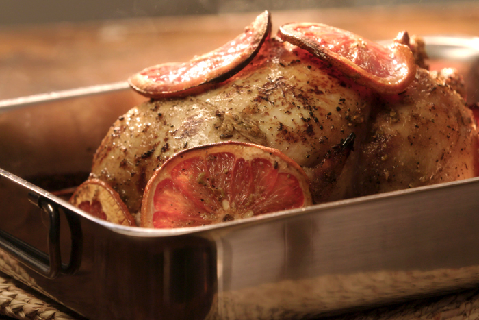 Honey Fennel and Florida Grapefruit Glazed Chicken