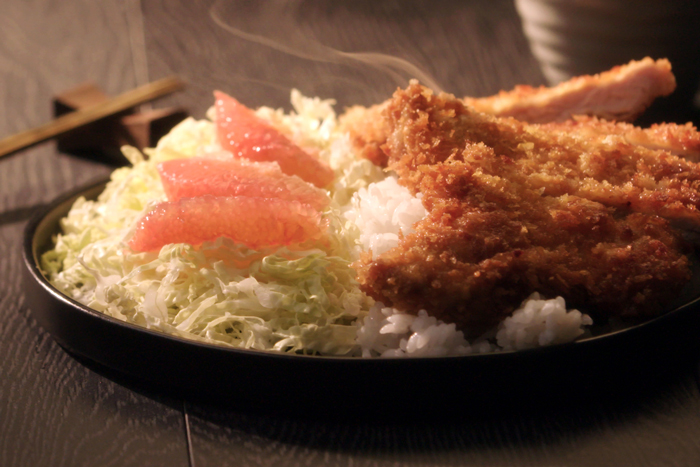 Tonkatsu with Florida Grapefruit ponzu dressing