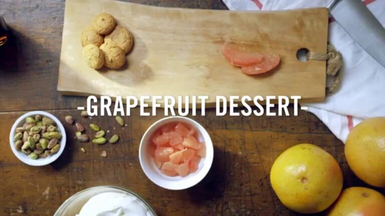 Florida Grapefruit Dessert