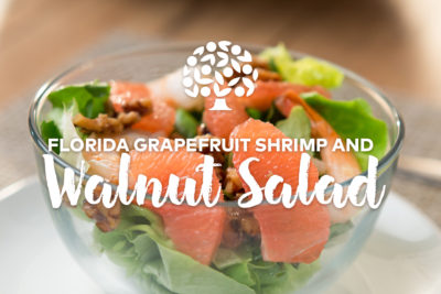 Florida Grapefruit Shrimp and Walnut Salad