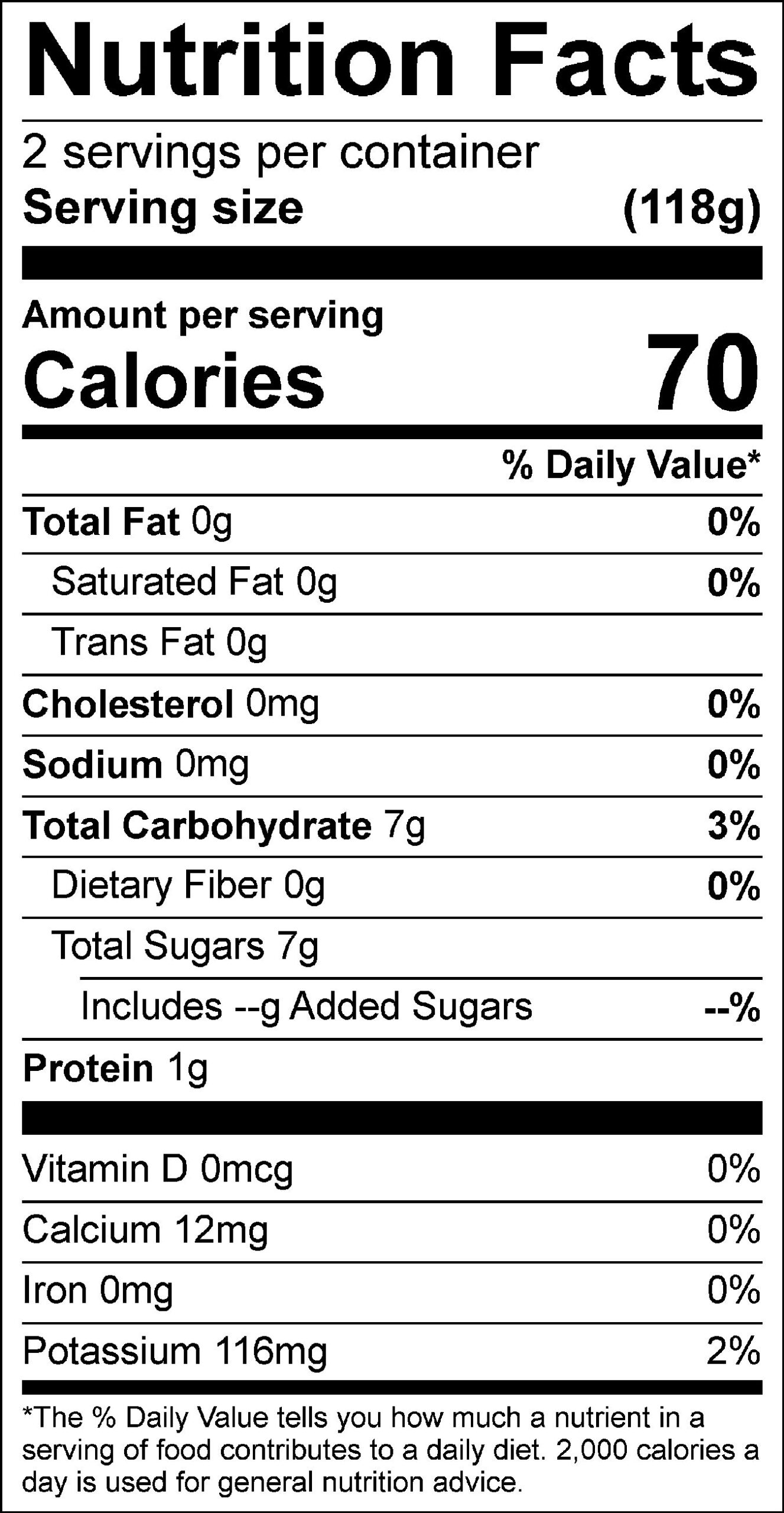 Frosé Grapefruit Cocktail Nutrition Facts
