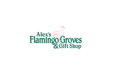 Alex's Flamingo Groves & Gift Shop Logo