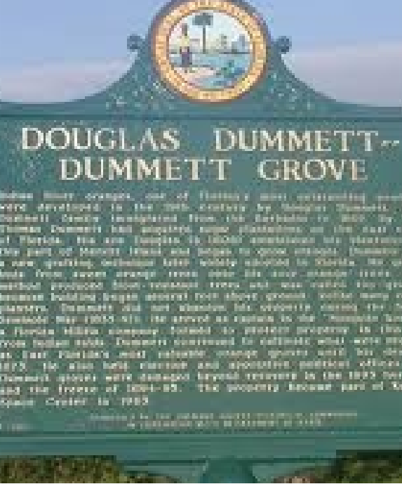 Douglass Dummett Historical Sign
