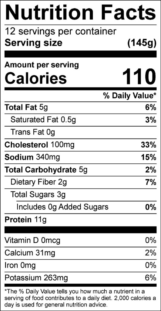 Citrus Shrimp Salsa Nutrition Facts