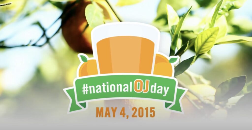 National OJ Day 2015 recap logo