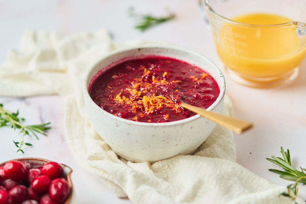 Florida Orange Juice Cranberry Sauce