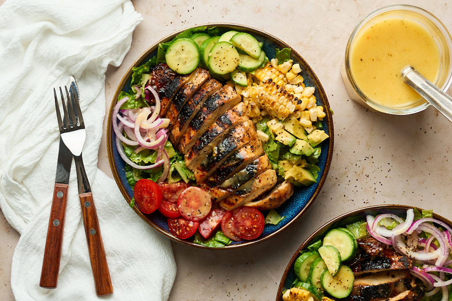 Honey Dijon Grilled Chicken Salad with Florida Orange Juice Vinaigrette