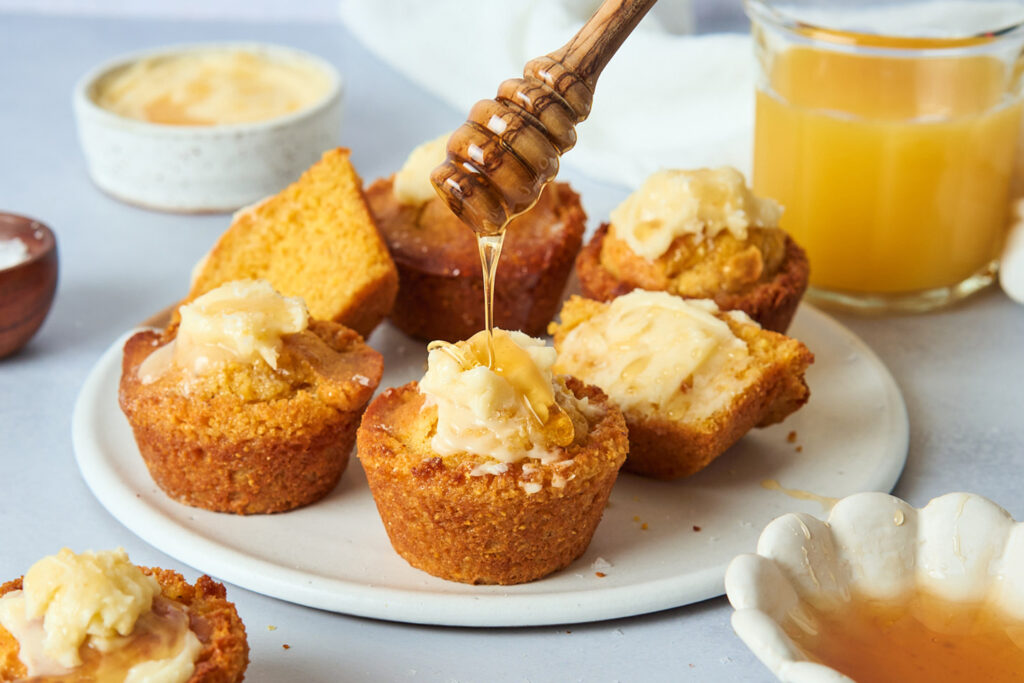 Orange Honey Cornbread Muffins 02 1440x960