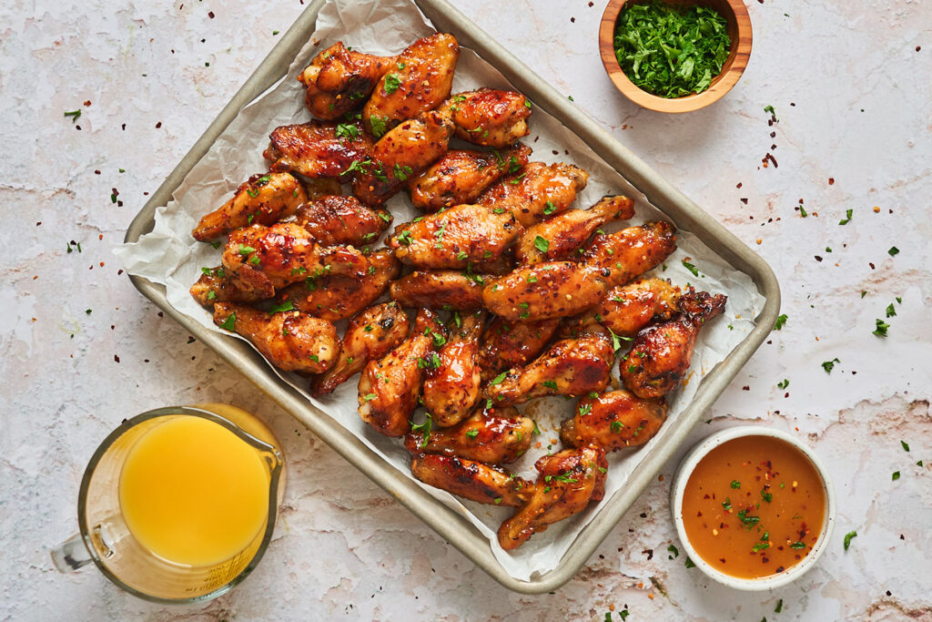 Orange Hot Honey Chicken Wings 02 1440x960