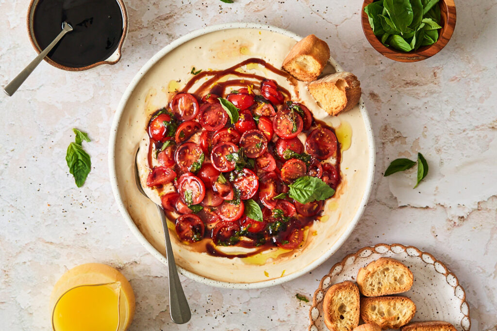 Whipped Cottage Cheese Caprese W Orange Balsamic Glaze 03 1440x960