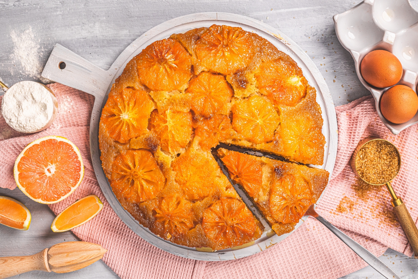 Florida Grapefruit Upside Down Cake